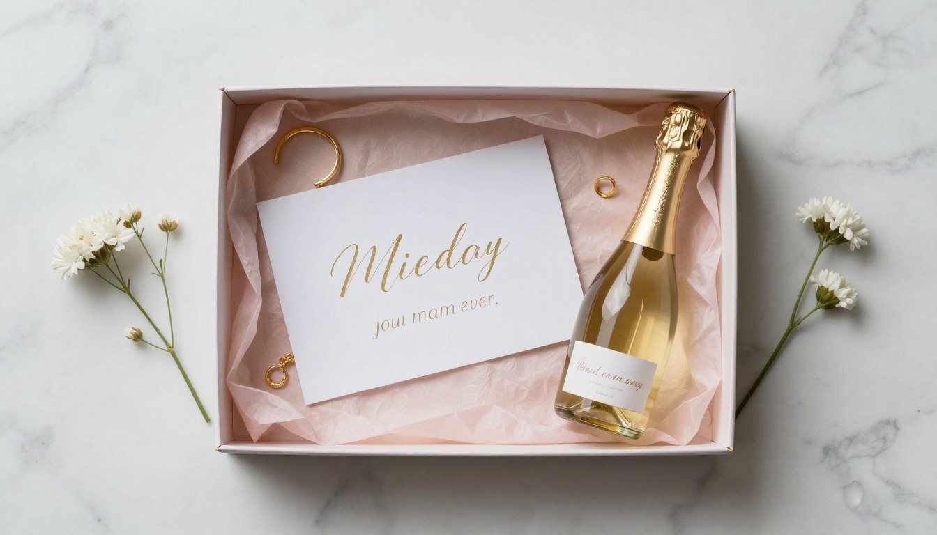 bridesmaid proposal box ideas elegant display with personalized gifts