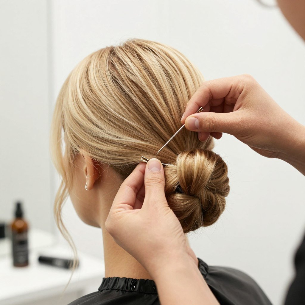 bridesmaid styling low chignon updo bridesmaid styling low chignon updo