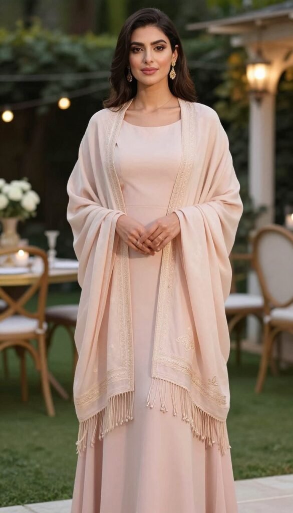 bridesmaid wrap shawl garden evening elegant cover-up