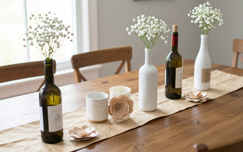 budget-friendly DIY wedding table decoration ideas