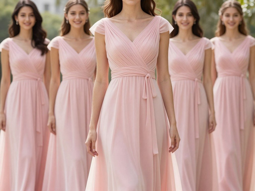 cap sleeve blush pink pastel bridesmaid dress cap sleeve blush pink pastel bridesmaid dress