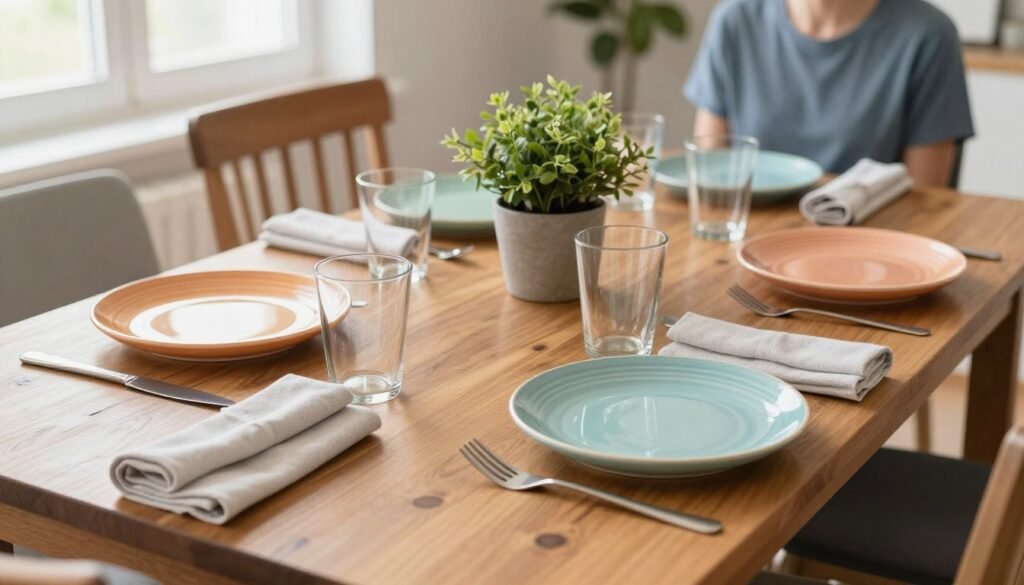 casual table setting ideas for family dinner