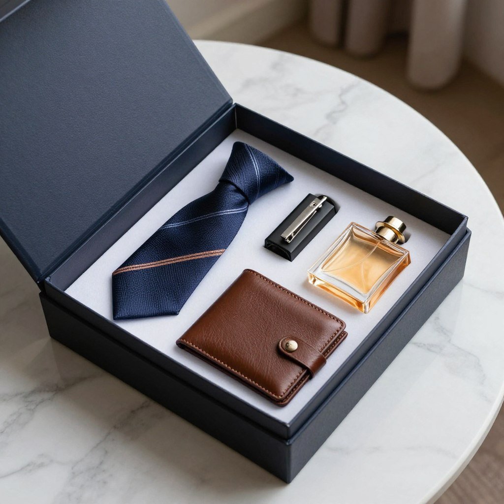 classic gentleman groomsmen gift box