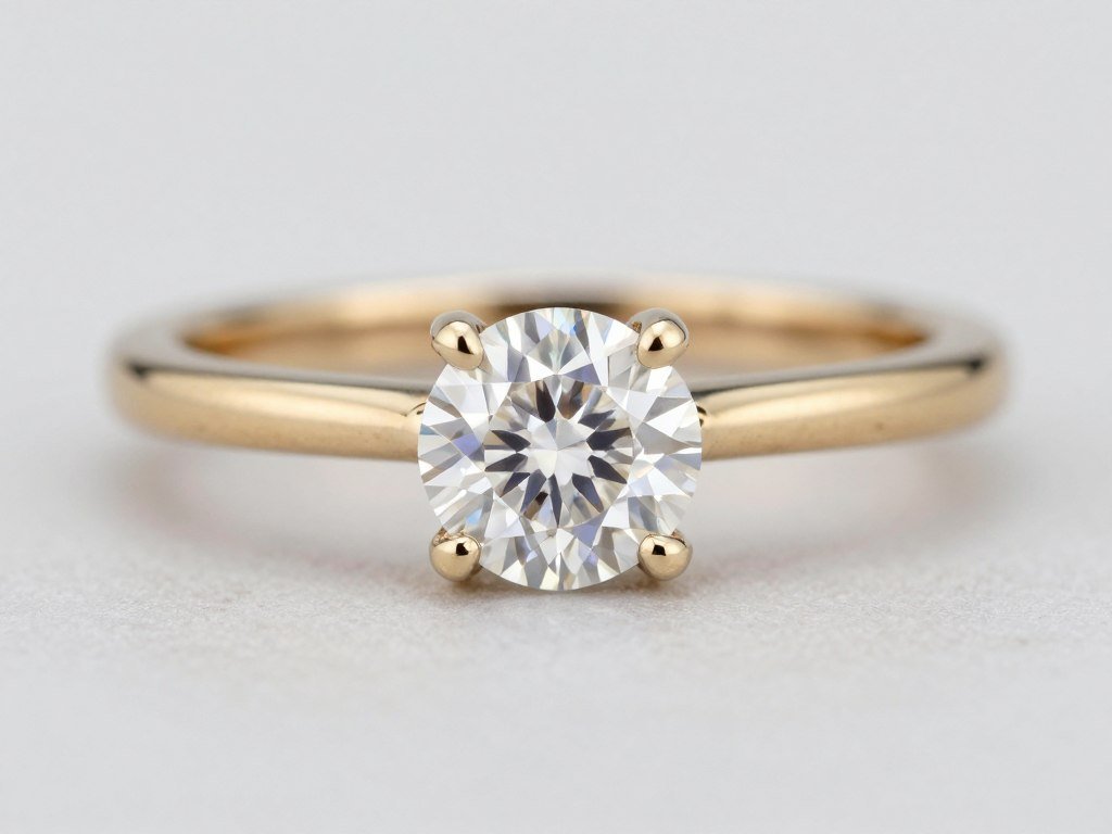 classic symmetrical ring stack with engagement ring centered between matching bands classic symmetrical ring stack with engagement ring centered between matching bands