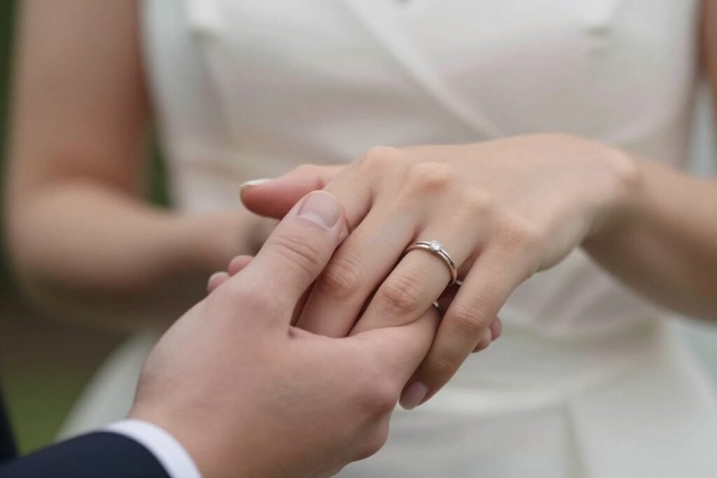 close up of couple holding hands with rings visible close up of couple holding hands with rings visible