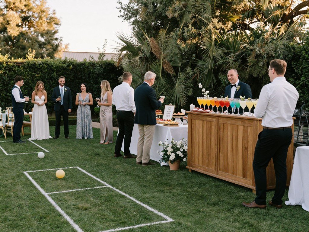 cocktail hour entertainment and guest activities