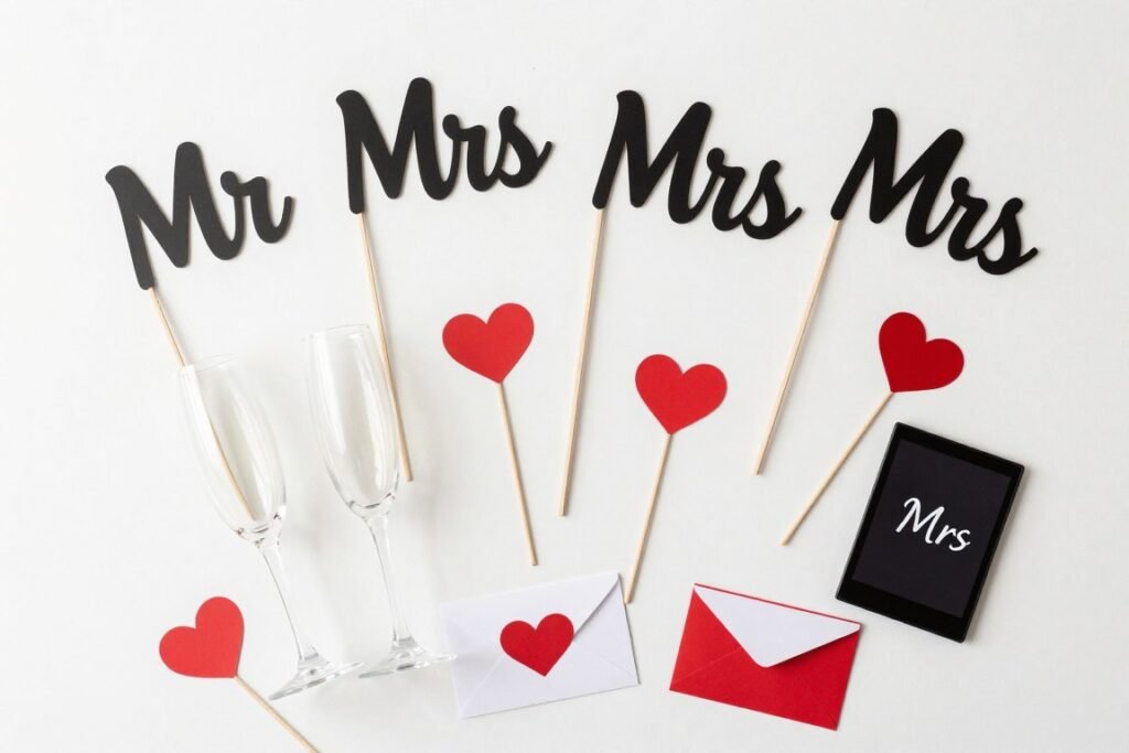 collection of couple themed photo booth accessories collection of couple themed photo booth accessories