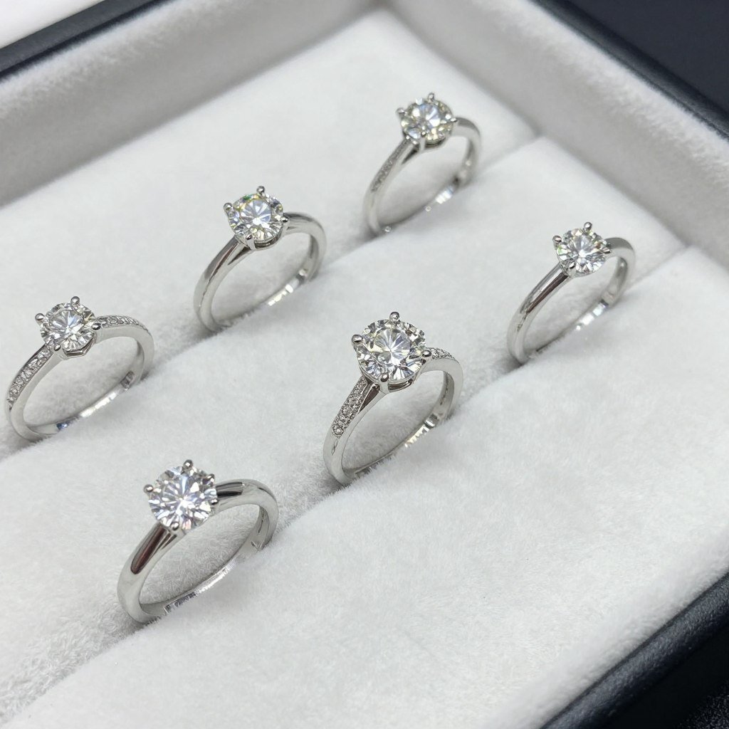 collection of different engagement ring styles