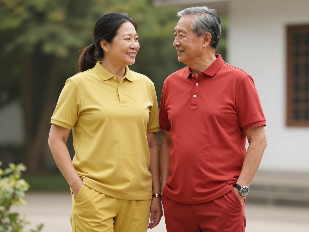 color coordinated anniversary photo outfits