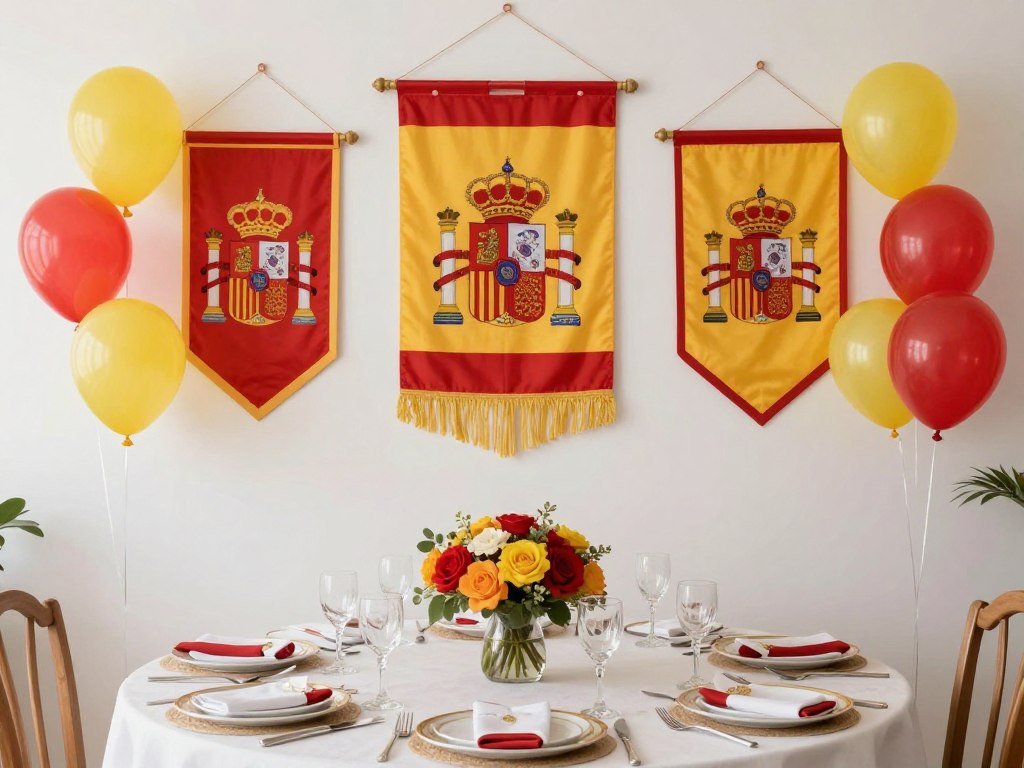 color coordinated party decorations