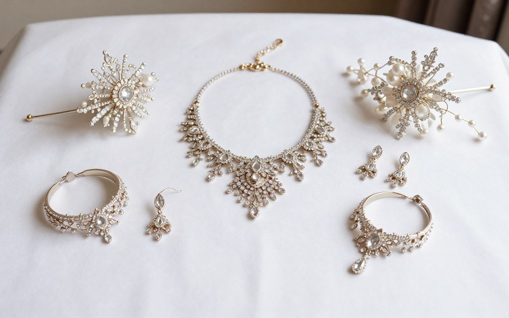 complete bridal jewelry look styled together complete bridal jewelry look styled together