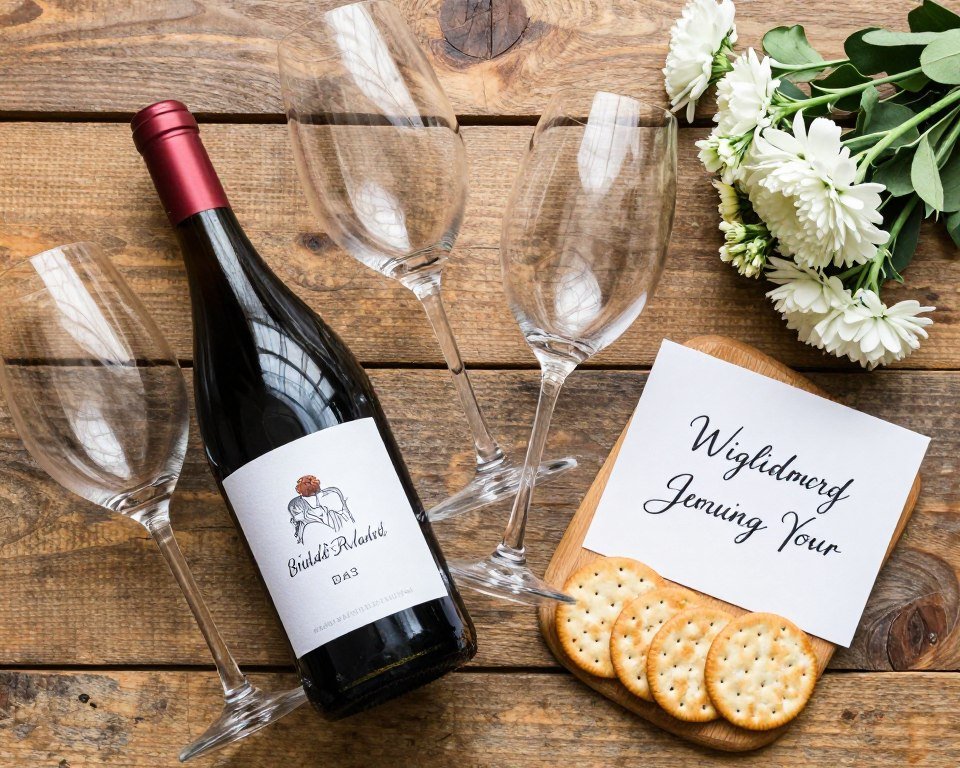 complete wine bridesmaid proposal gift set