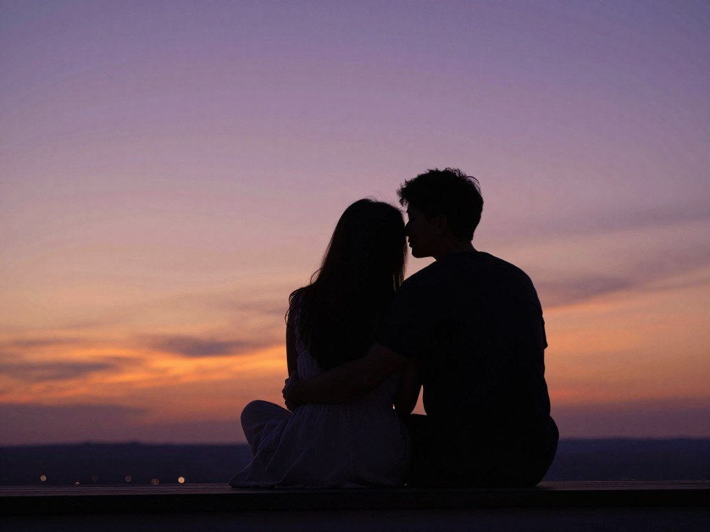 couple enjoying private moment together intimate setting