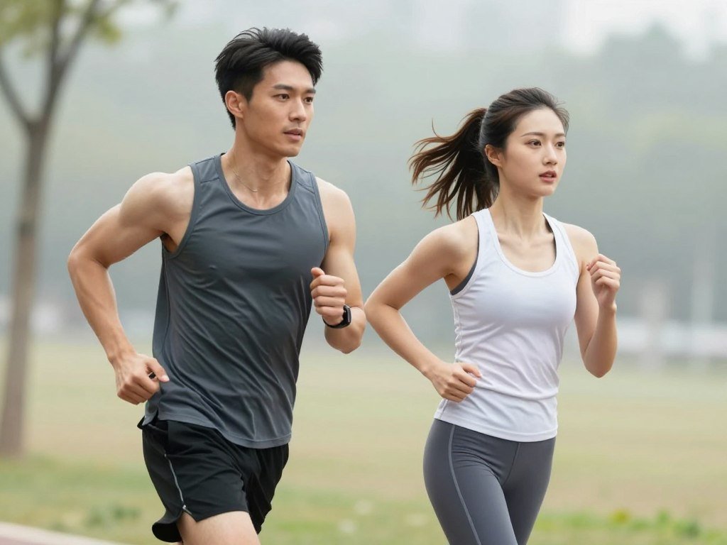 couple training together for fitness goal