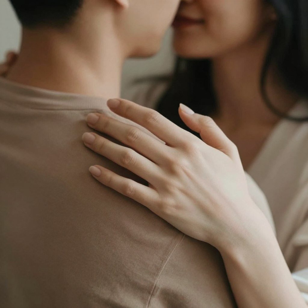 couple with natural affectionate physical touch couple with natural affectionate physical touch