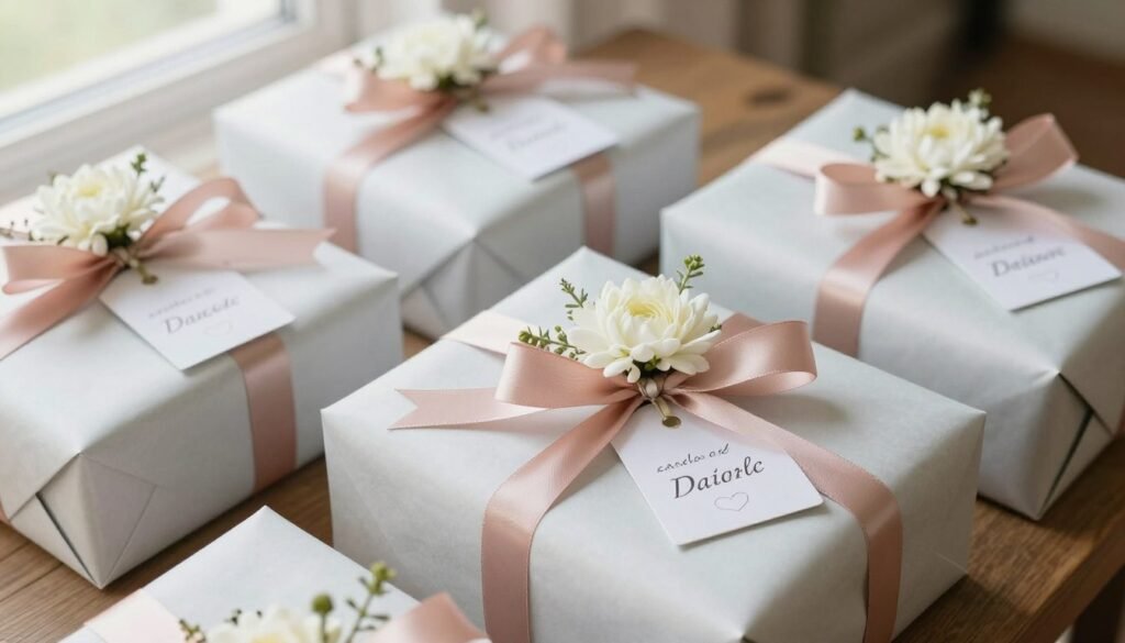 creative bridesmaid gift presentation