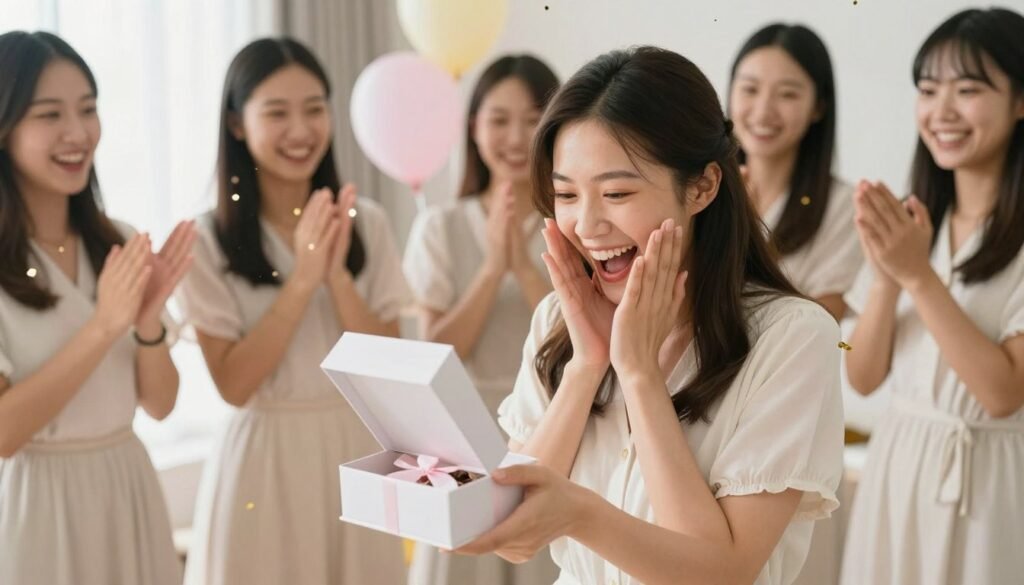 creative bridesmaid proposal reveal moment