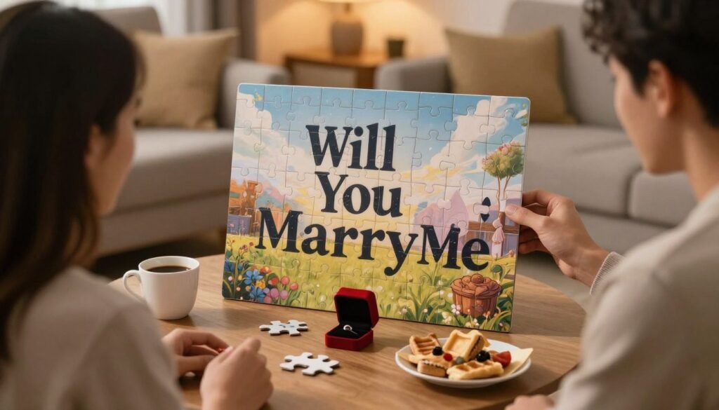 creative proposal using custom puzzle