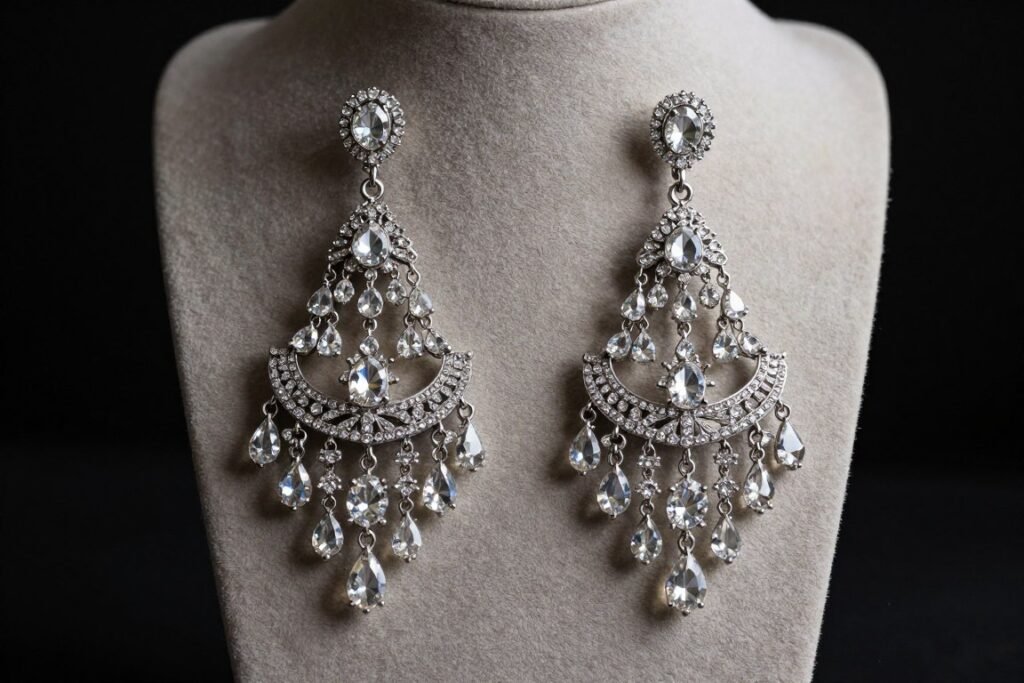 crystal chandelier earrings for bride crystal chandelier earrings for bride