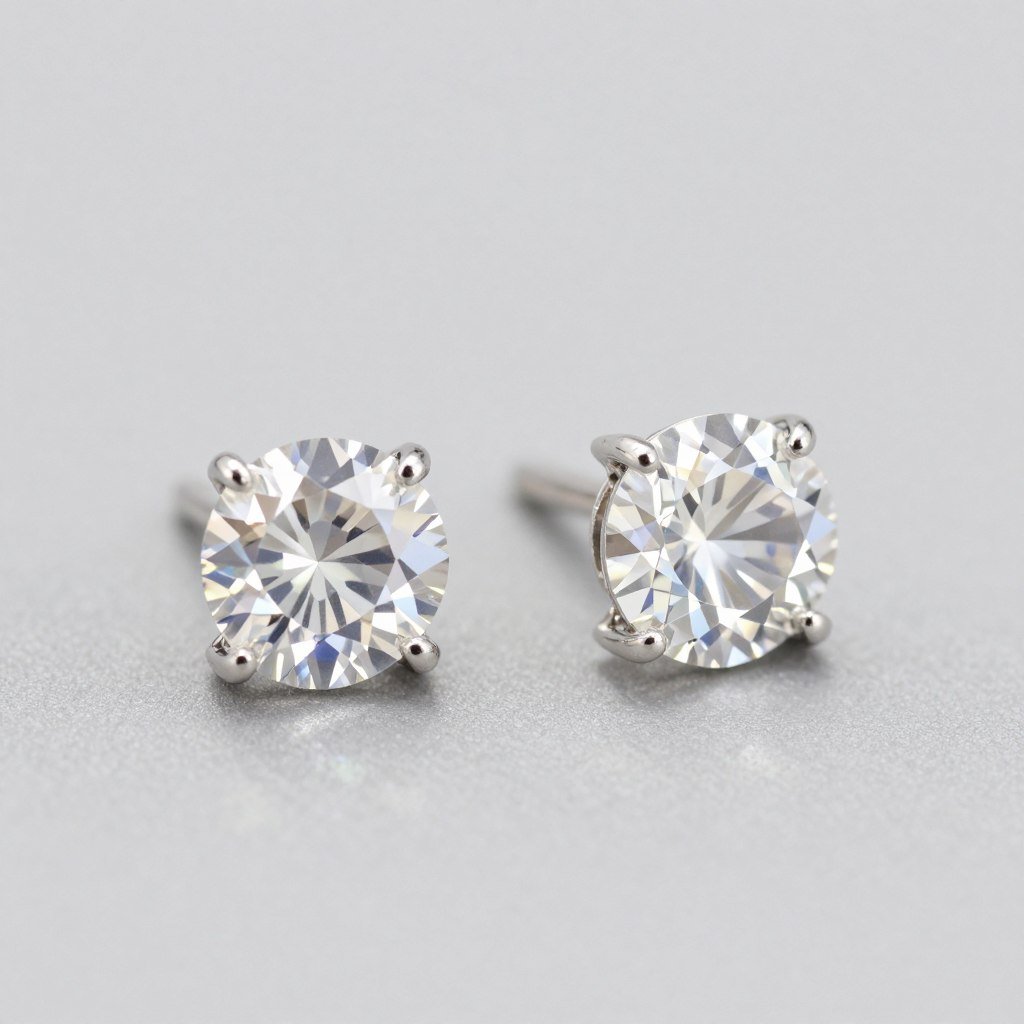 crystal stud earrings bridal elegance