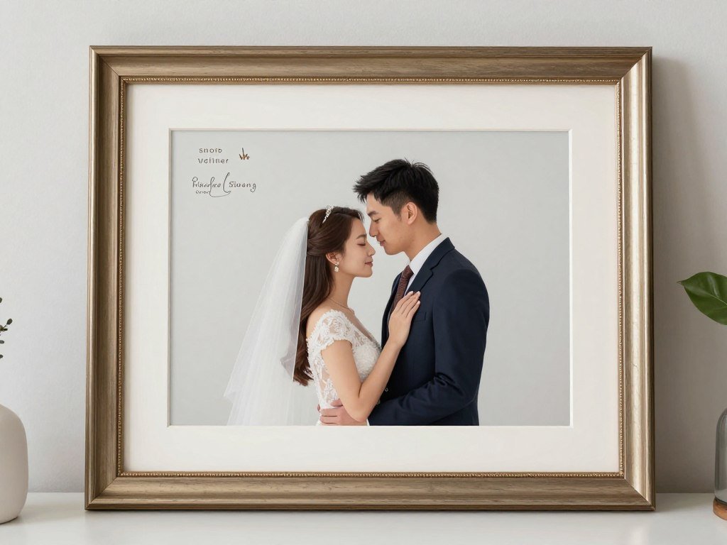 custom commissioned artwork celebrating couple relationship milestone