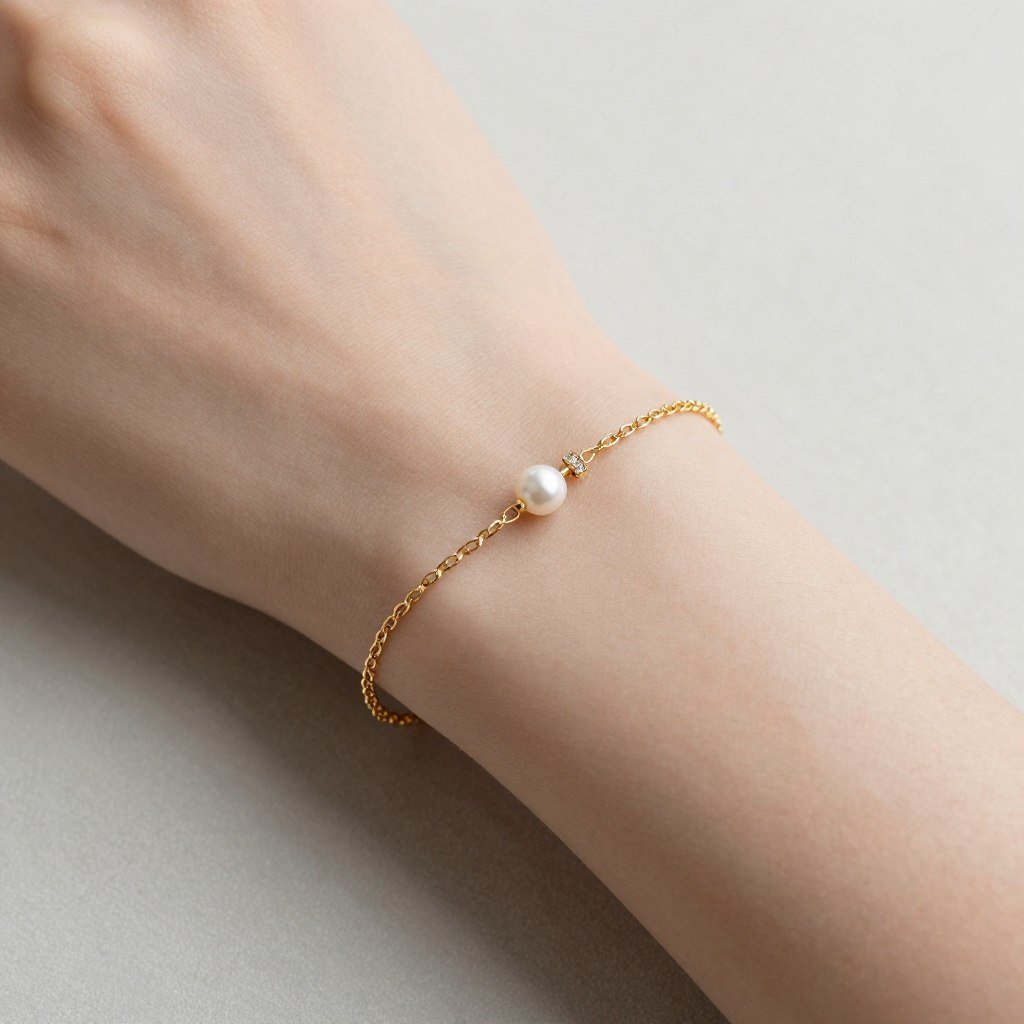 delicate chain bracelet wedding jewelry