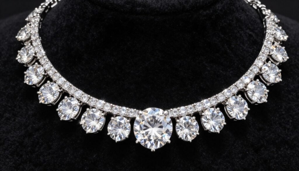 diamond necklace bridal jewelry sparkling in light diamond necklace bridal jewelry sparkling in light