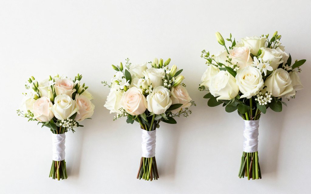 different sizes of bridesmaid bouquets comparison different sizes of bridesmaid bouquets comparison