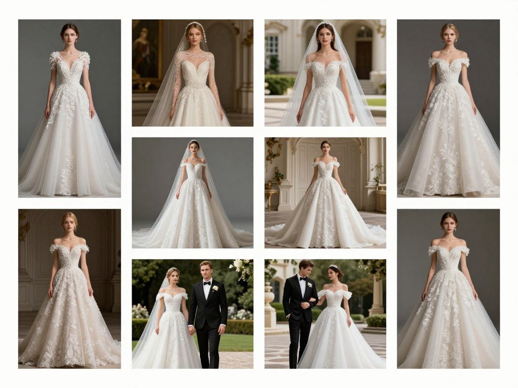 different wedding dress styles for various venues