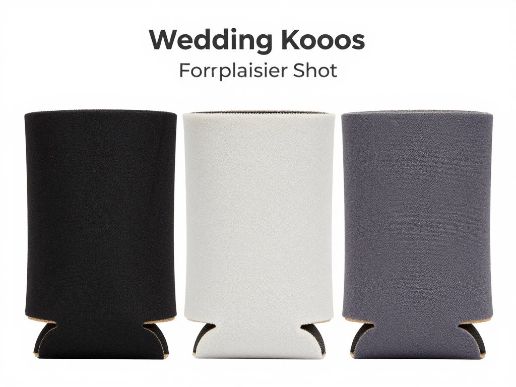 different wedding koozie materials comparison