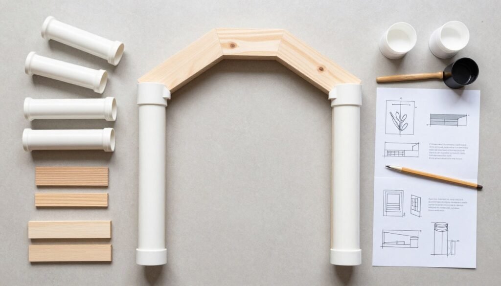 diy wedding arch construction materials and tools