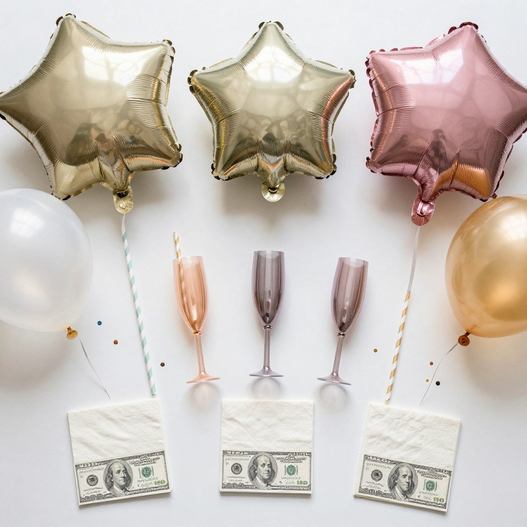 dollar store party decoration finds