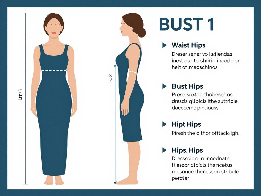 dress measurement guide bridesmaid sizing