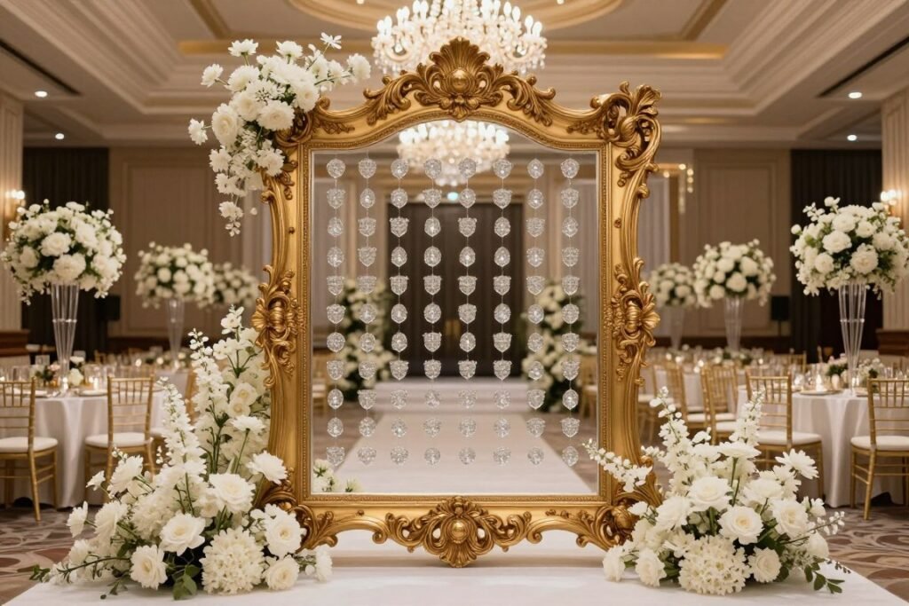 elegant ballroom seating chart with crystal and flowers elegant ballroom seating chart with crystal and flowers