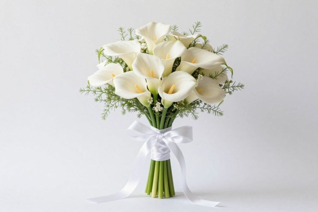 elegant calla lily bridesmaid bouquet elegant calla lily bridesmaid bouquet