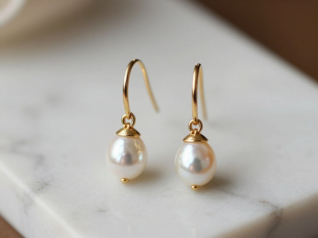 elegant drop earrings for bridesmaid styling