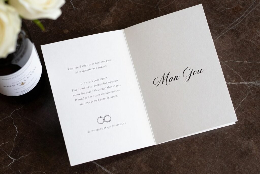 elegant matron of honor proposal card with sophisticated design