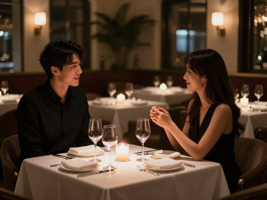 elegant restaurant with romantic ambiance for proposal