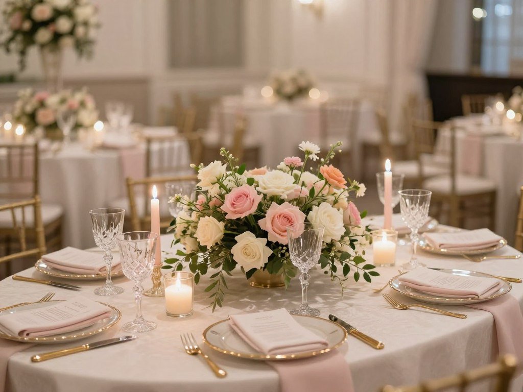 elegant wedding table decorations with centerpieces