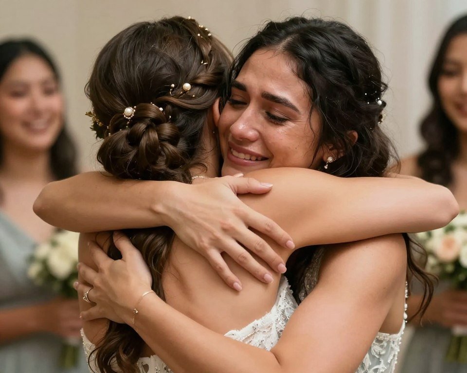 emotional bridesmaid proposal acceptance