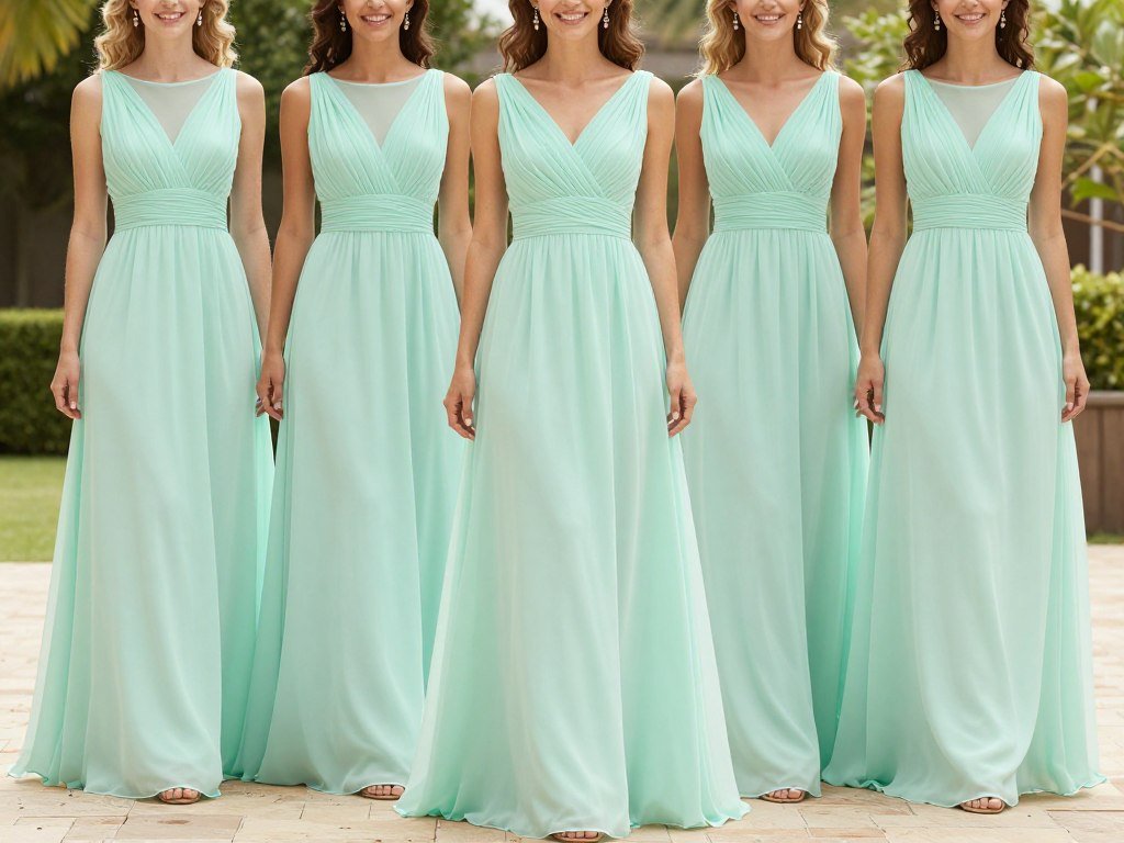 empire waist mint green pastel bridesmaid gown empire waist mint green pastel bridesmaid gown