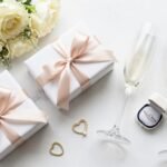 Engagement Gift Ideas: Thoughtful Presents to Celebrate Their Love Story engagement gift ideas featuring elegant wrapped presents and celebration items