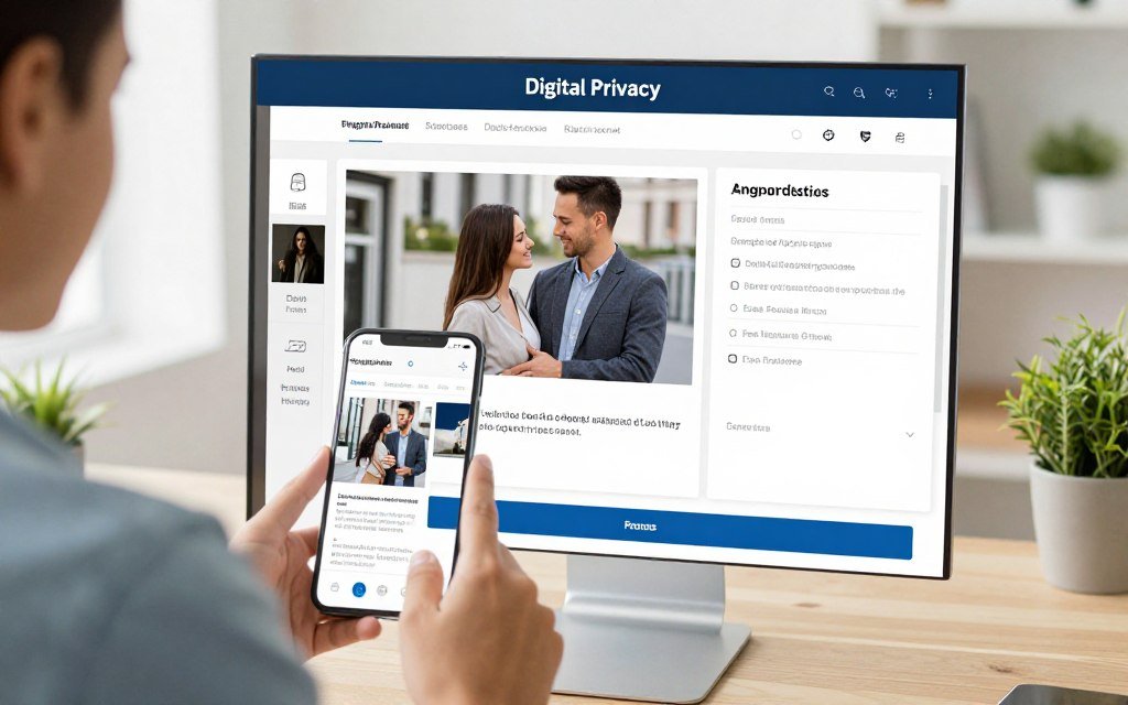 engagement photo privacy settings online sharing