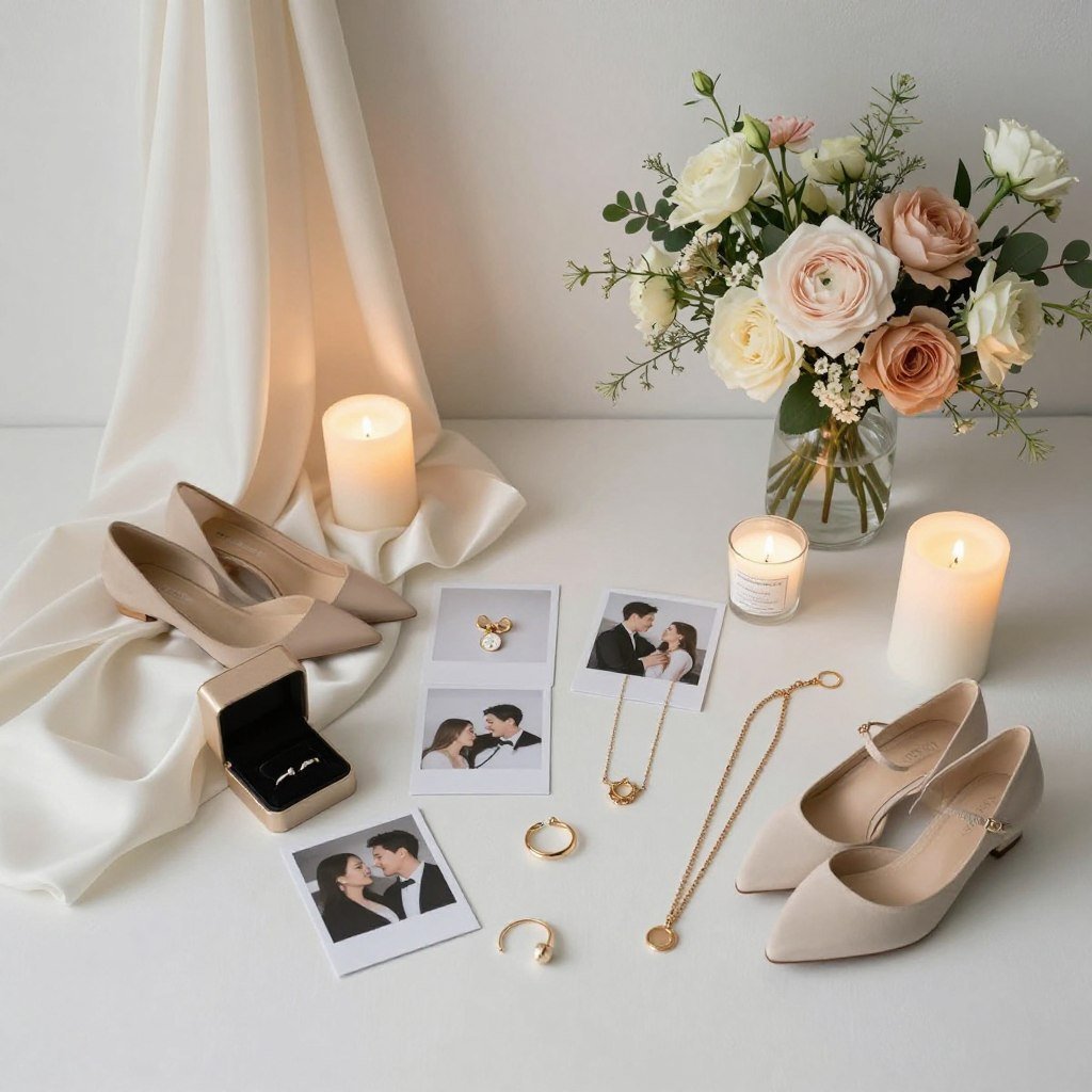 engagement photo props romantic accessories
