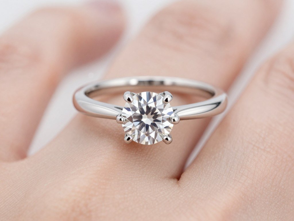 engagement ring centered in wedding band stack showing proper anchoring engagement ring centered in wedding band stack showing proper anchoring