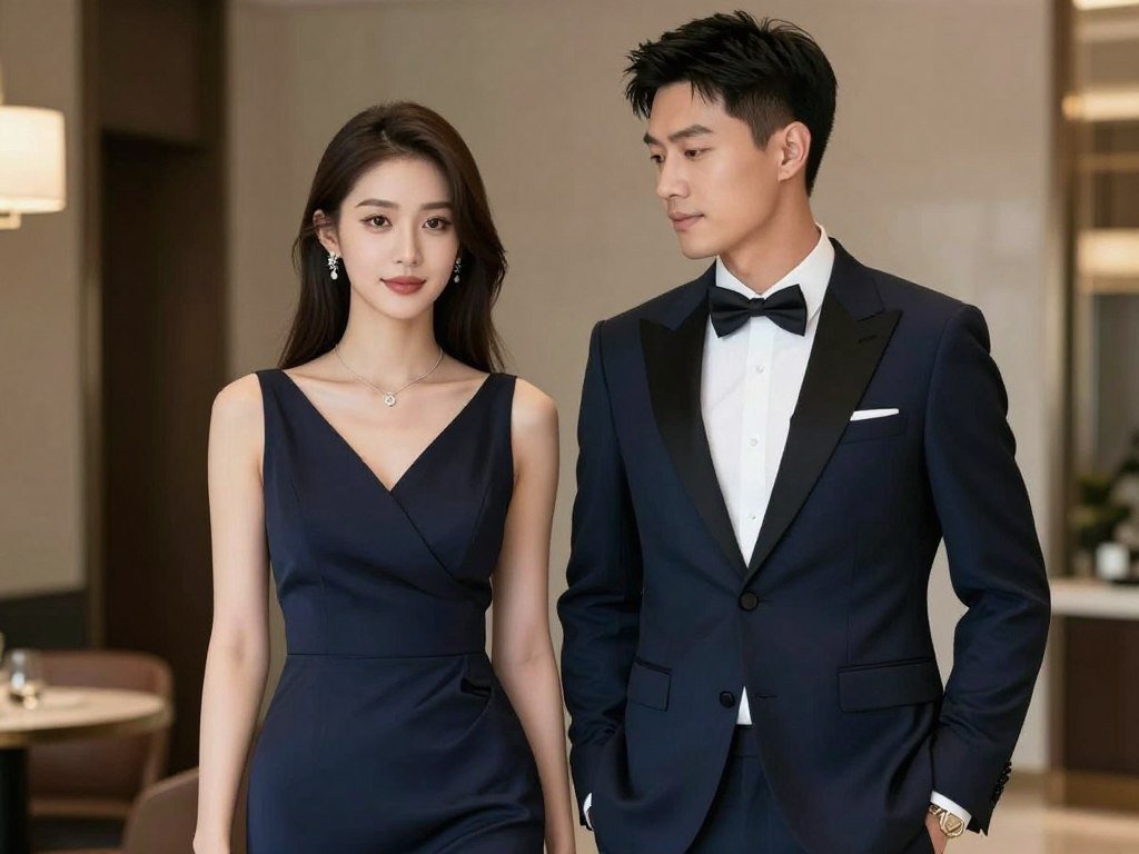 engagement shoot outfit formal couple elegant attire