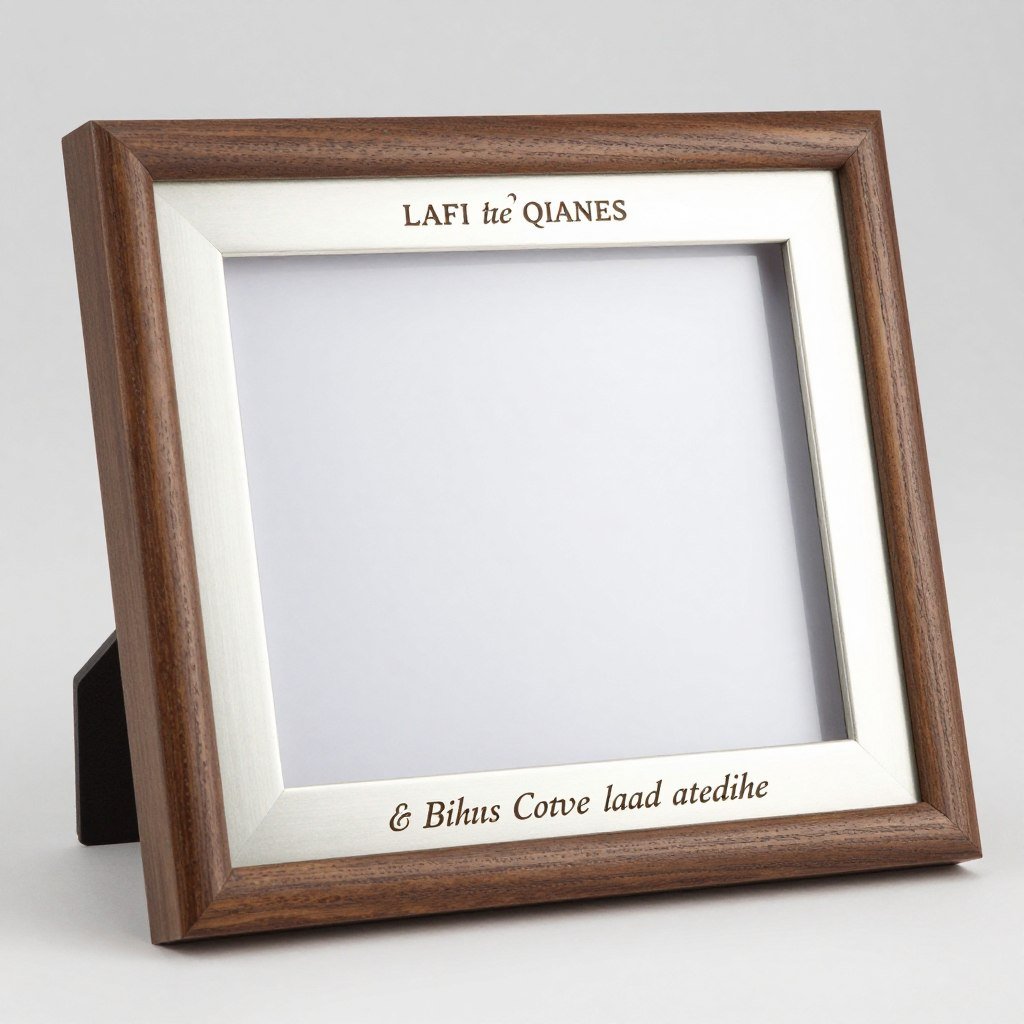 engraved photo frame padrinos