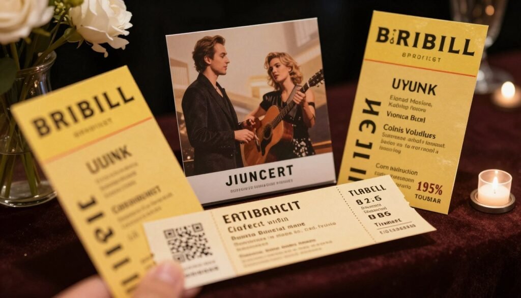 entertainment tickets gift presentation