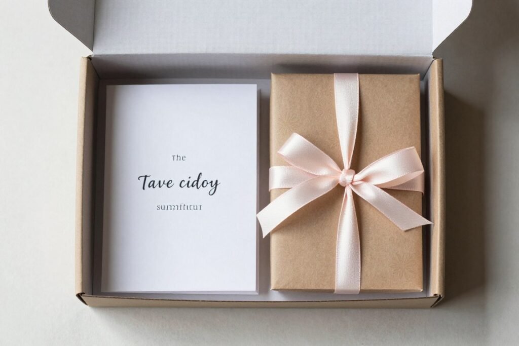 essential bridesmaid box items arranged showing minimum required elements