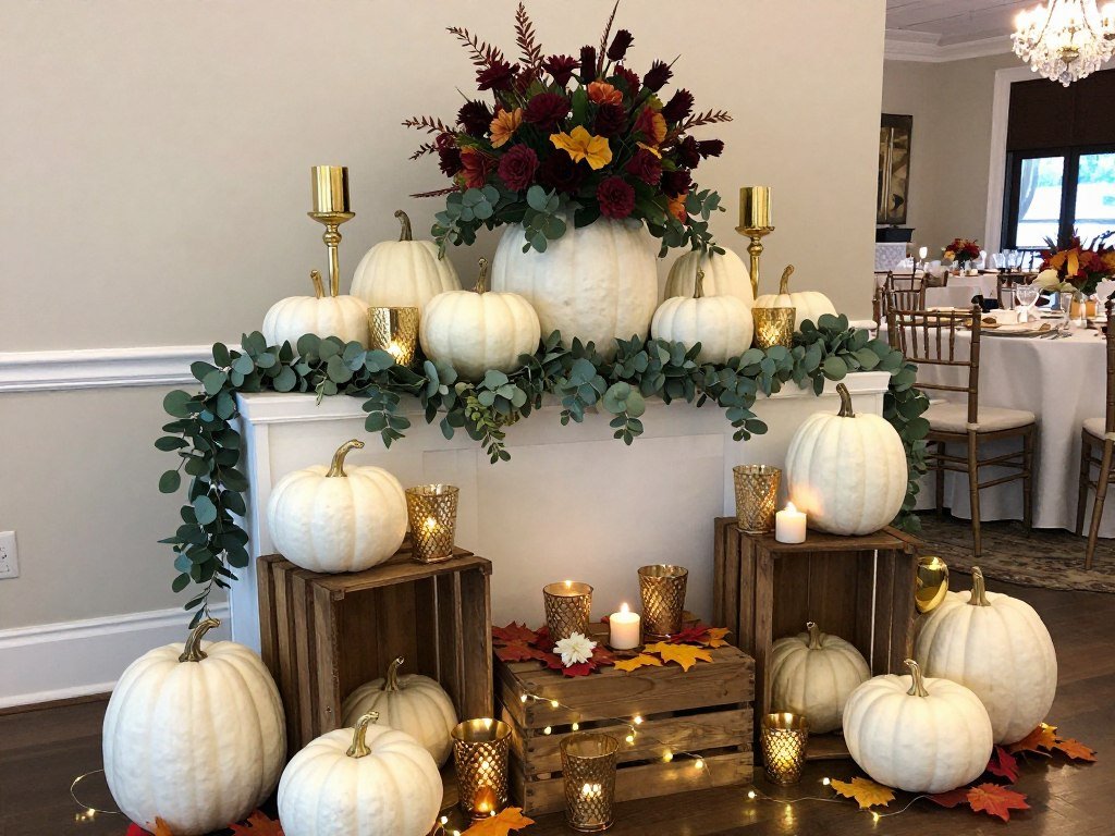 fall bridal shower ideas decoration display with pumpkins and flowers fall bridal shower ideas decoration display with pumpkins and flowers